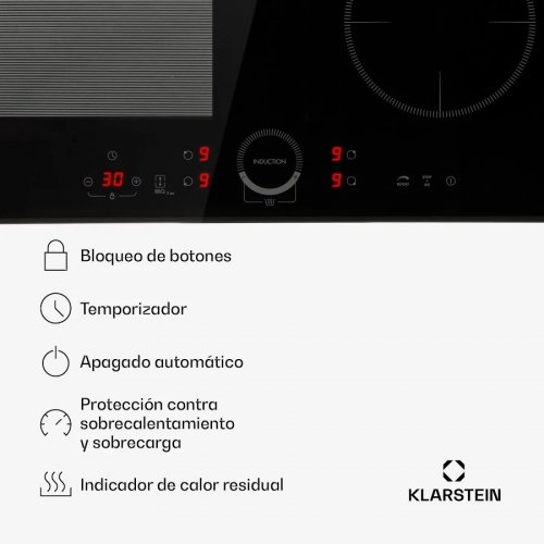 Placa de inducción Klarstein Delicatessa 60 Hybrid
