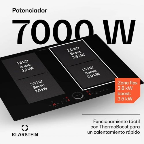 Placa de inducción Klarstein Delicatessa 70 Flex