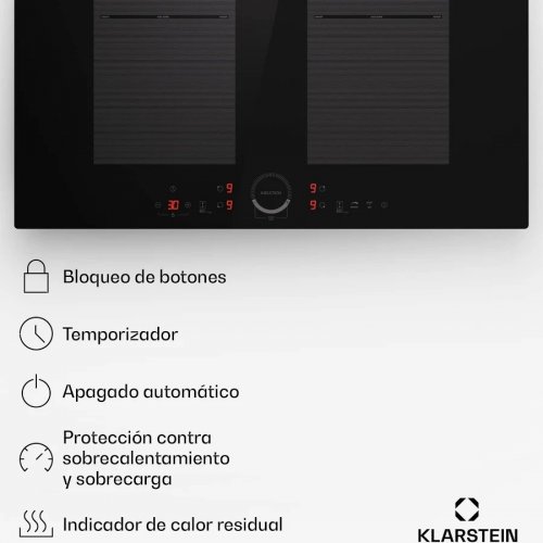 Placa de inducción Klarstein Delicatessa 70 Flex