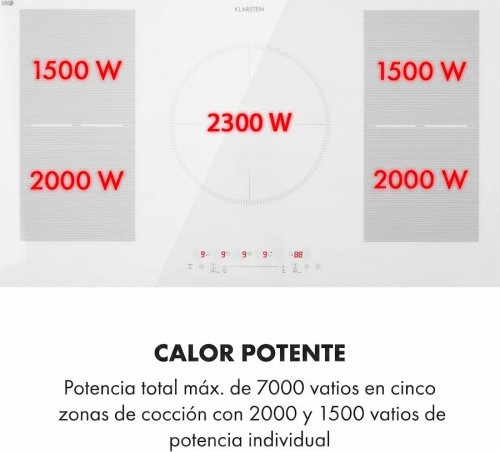 Placa de inducción Klarstein Delicatessa 90 Flex