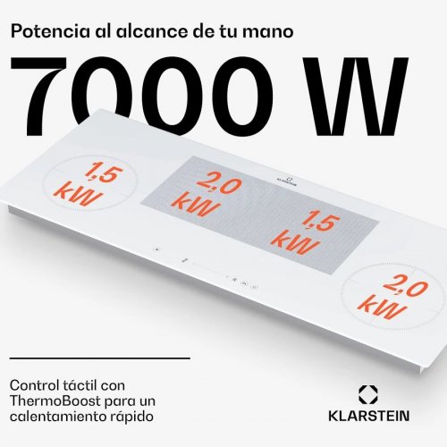Placa de inducción Klarstein Delicatessa 90 Slim Hybrid