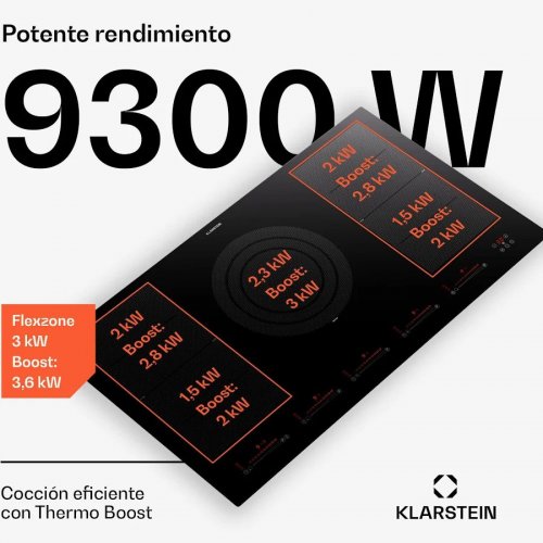 Placa de inducción Klarstein Masterzone 90 Flex