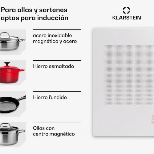 Placa de inducción Klarstein Masterzone 90 Slim Flex