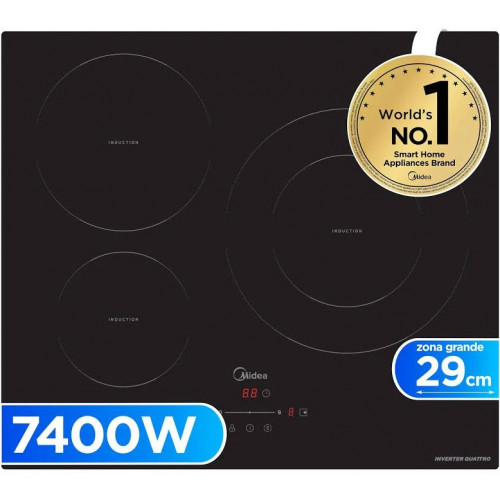 Placa de Inducción Midea MIH740T278K0 – 3 Zonas