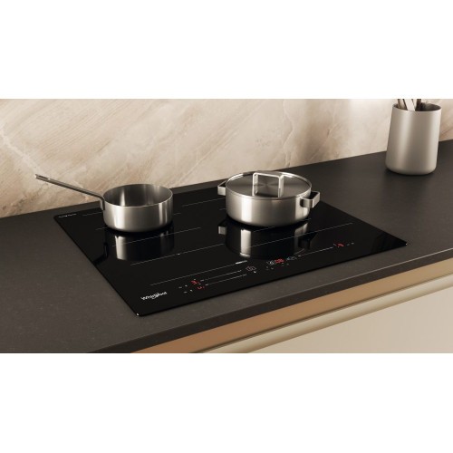 Placa de inducción Whirlpool con 3 zonas de cocción - WF S9860 CPNE Negro