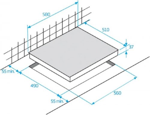 Placa de Vitrocerámica Beko HIC64100