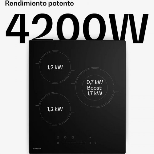 placa de vitrocerámica Klarstein Velaire