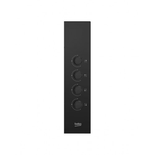 Placa gas Beko 4 quemadores - HING 64120 SB Negro