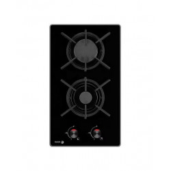 Placa gas Fagor 2 quemadores - 3MCF-2GSTA Cristal negro