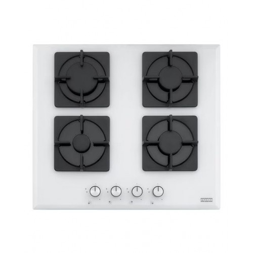 Placa gas Franke 4 quemadores Linear- FHNS 604 46 WH C C Blanco