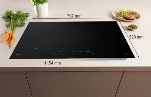 Placa Gorenje GI8432BSCWF Integrado 60 cm de inducción 4 zona Negro