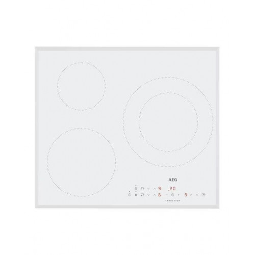 Placa inducción AEG 3 zonas de cocción - IKB63300FW Blanco