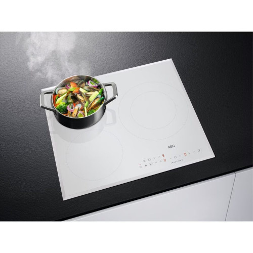 Placa inducción AEG 3 zonas de cocción - IKB63300FW Blanco