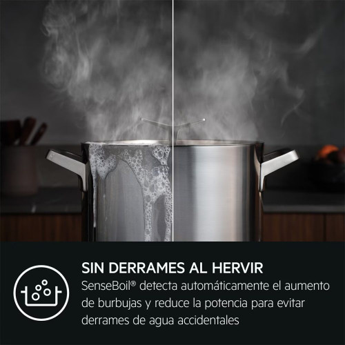 Placa inducción AEG con 3 zonas de cocción - TI63IQ1BFB Negro