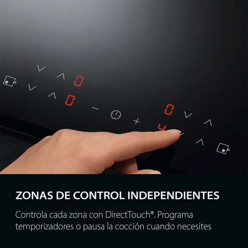 Placa inducción AEG con 3 zonas de cocción - TN63IA00FB Negro