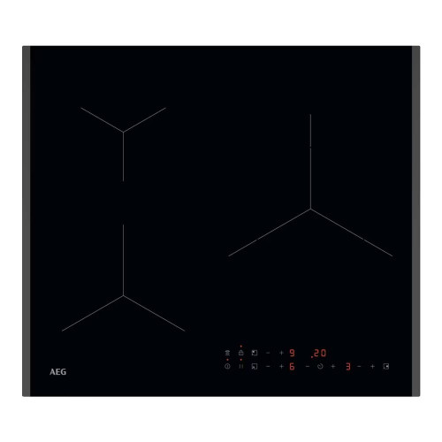 Placa inducción AEG con 3 zonas de cocción - TN63IP00FB Negro