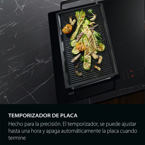 Placa inducción AEG con 3 zonas de cocción - TO63IQ0BIB Negro