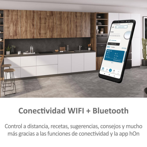 Placa inducción Haier WIFI y 3 zonas Series 2 - HAIDSJ63MC Negro