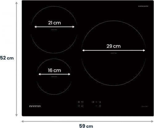 Placa inducción Infiniton INDUCTION-A3i 59cm