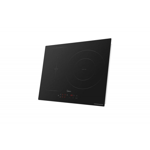 Placa inducción Midea con 3 zonas de cocción, zona Gigante - MIH740T463K0 Cristal negro