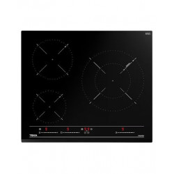 Placa inducción Teka 3 zonas de cocción - IZC 63015 BK MS Negro