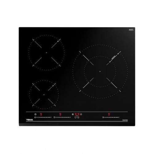 Placa inducción Teka 3 zonas de cocción - IZC 63015 BK MS Negro