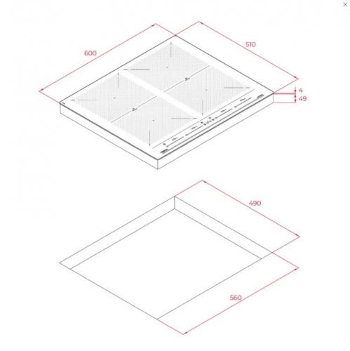 Placa Inducción Teka IZF 65320 MSP