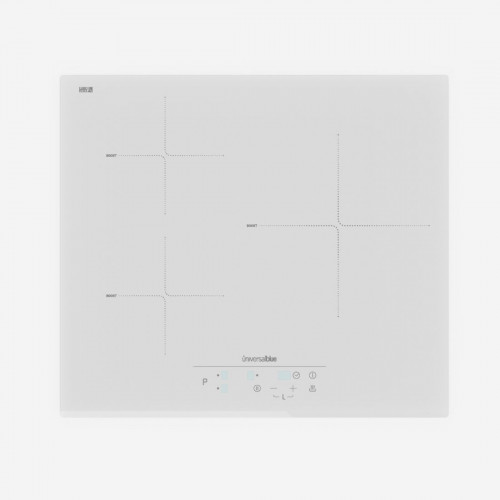 PLACA INDUCCION UNIVERSALBLUE 3 ZONAS 59CM BLANCA