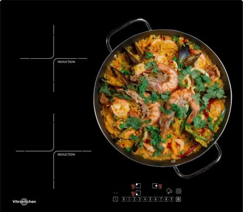 Placa inducción vitrokitchen ind630n zona extra grande 32cm