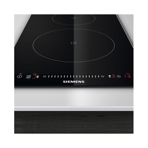 Placa modular inducción Siemens 2 zonas de cocción - EH375FBB1E Negro