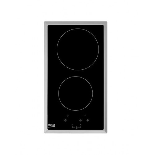 Placa modular vitrocerámica Beko - HDMC 32400 TX Negro