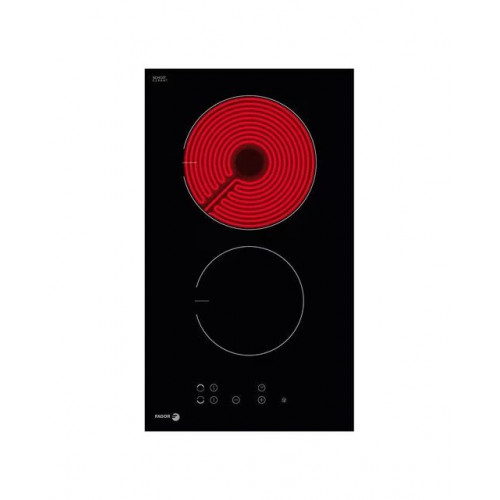 Placa modular vitrocerámica Fagor 2 zonas de cocción - 3MFT-2AC Negro