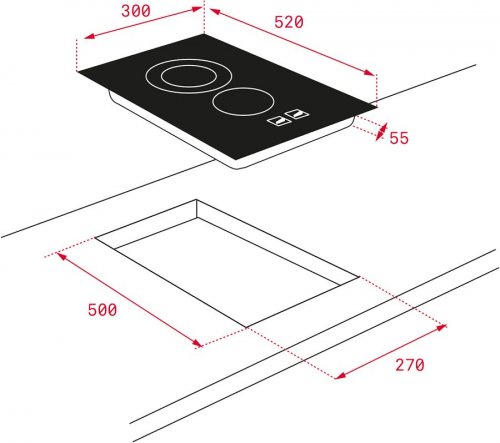 Placa Teka TR 3220