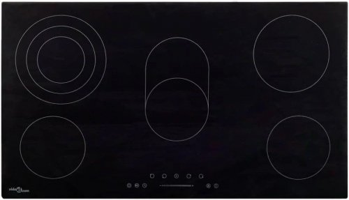 Placa Vitrocerámica 4 quemadores control táctil 6000 W Vidaxl