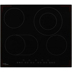 Placa Vitrocerámica 4 quemadores Control táctil 6600 W Vidaxl