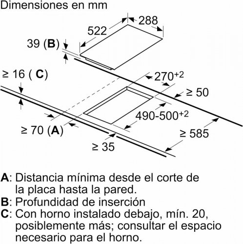 Placa vitrocerámica Balay 3eb731lq