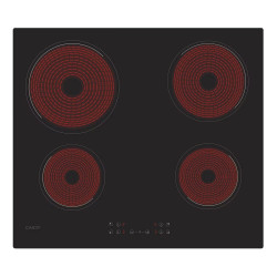 Placa vitrocerámica Candy 60 cm, 4 zonas de cocción - CH64CCB/4U2 Negro