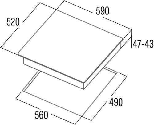 Placa Vitrocerámica Cata TT 6004 – 4 Zonas