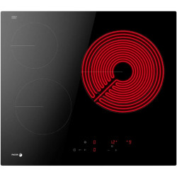 Placa vitrocerámica Fagor 4vft-33ac con 3 zonas de cocción zona