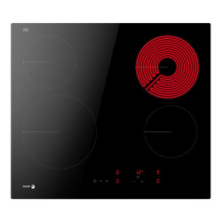 Placa vitrocerámica Fagor con 4 zonas de cocción Comfort - 4VFT-40AC Negro
