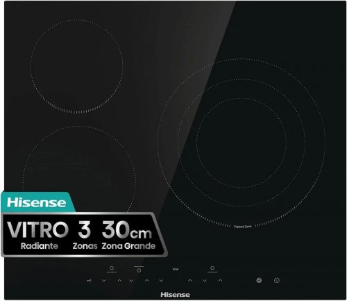 Placa Vitrocerámica Hisense E6332BSCE 3 Zonas