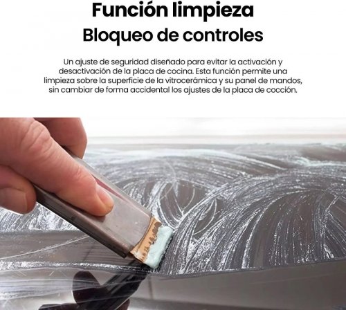 Placa Vitrocerámica Infiniton VIT3P54W 5400W 3 Zonas