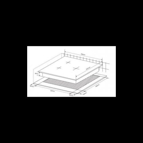Placa Vitroceramica Kromsline KV-3F-RA-25