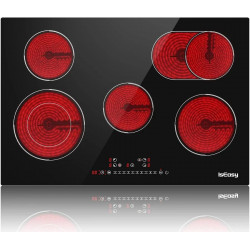 Placa Vitrocerámica Lt5-04 5 Zonas 8600W – Iseasy