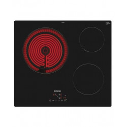 Placa vitrocerámica Siemens 3 zonas de cocción - ET61RBKB8E Negro