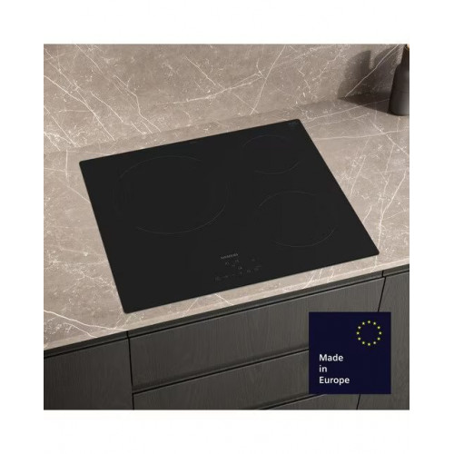 Placa vitrocerámica Siemens 3 zonas de cocción - ET61RBKB8E Negro