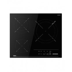Placa vitrocerámica Teka con 3 zonas de cocción - 63620 TTC Negro