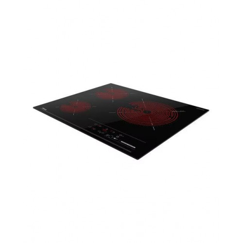 Placa vitrocerámica Teka con 3 zonas de cocción - 63620 TTC Negro