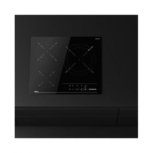 Placa vitrocerámica Teka con 3 zonas de cocción - 63620 TTC Negro