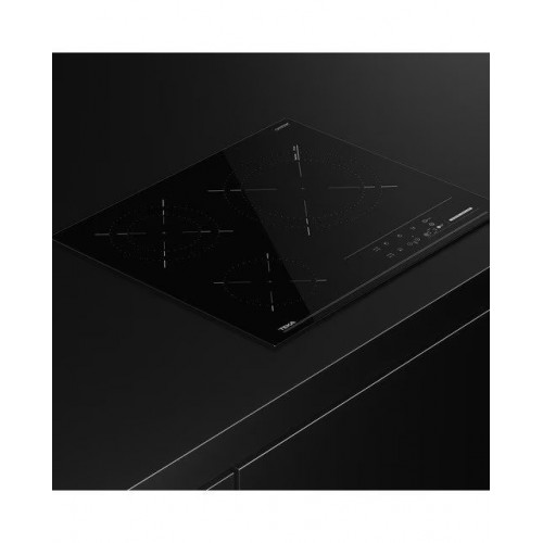 Placa vitrocerámica Teka con 3 zonas de cocción - 63620 TTC Negro